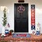 22 Inch 4th of July Patriotic Wreath, Red White Blue Berry Grapevine Front Door Wreath with Hanging Loop for Independence Day & Memorial Day Decorations